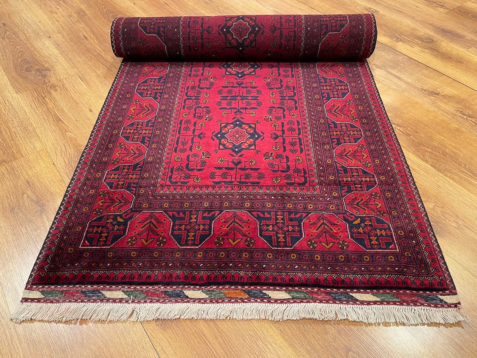 Afgan Bilicik El Dokuma Halı Yolluk