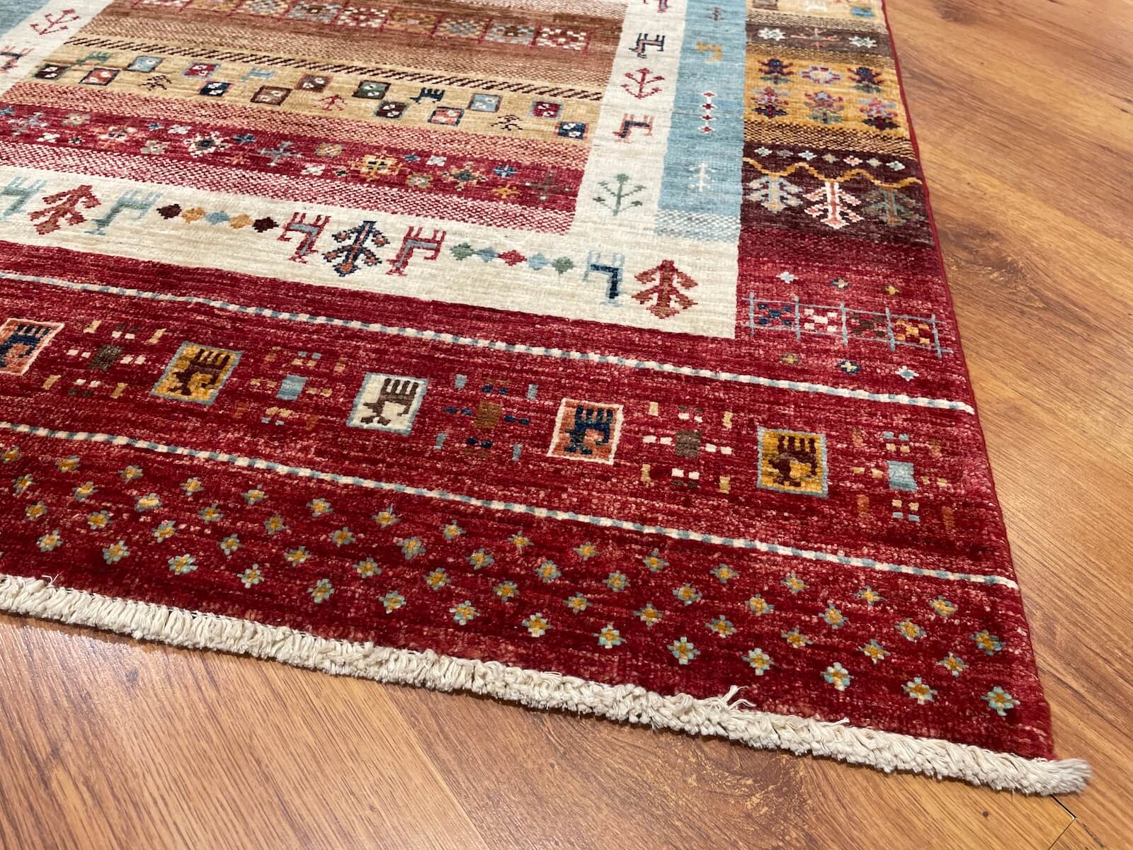 Afgan Binbirgece El Dokuma Halı