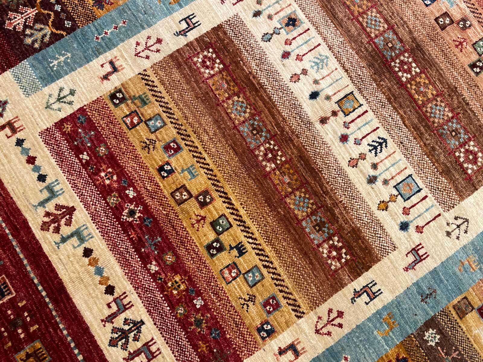 Afgan Binbirgece El Dokuma Halı