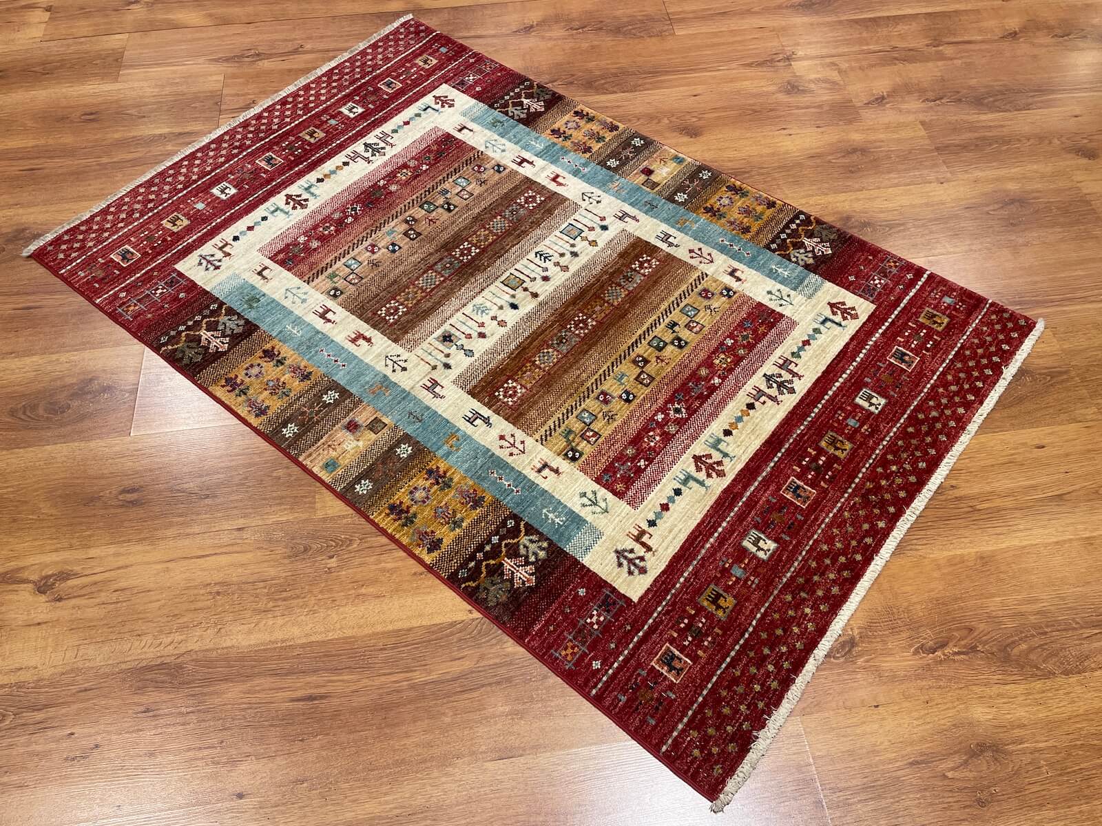 Afgan Binbirgece El Dokuma Halı