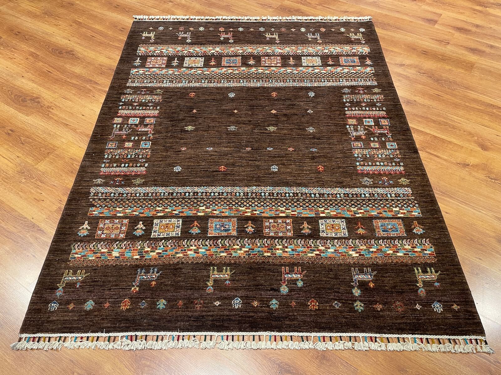 Afgan Binbirgece El Dokuma Halı