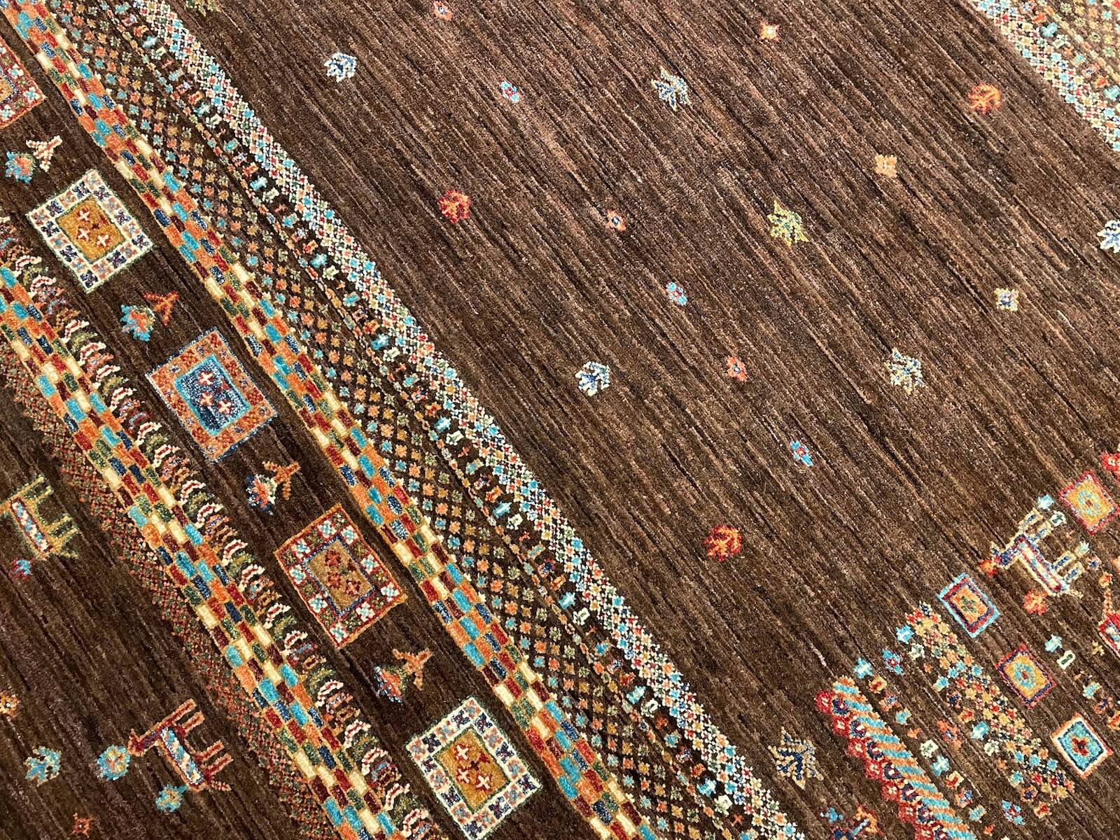 Afgan Binbirgece El Dokuma Halı