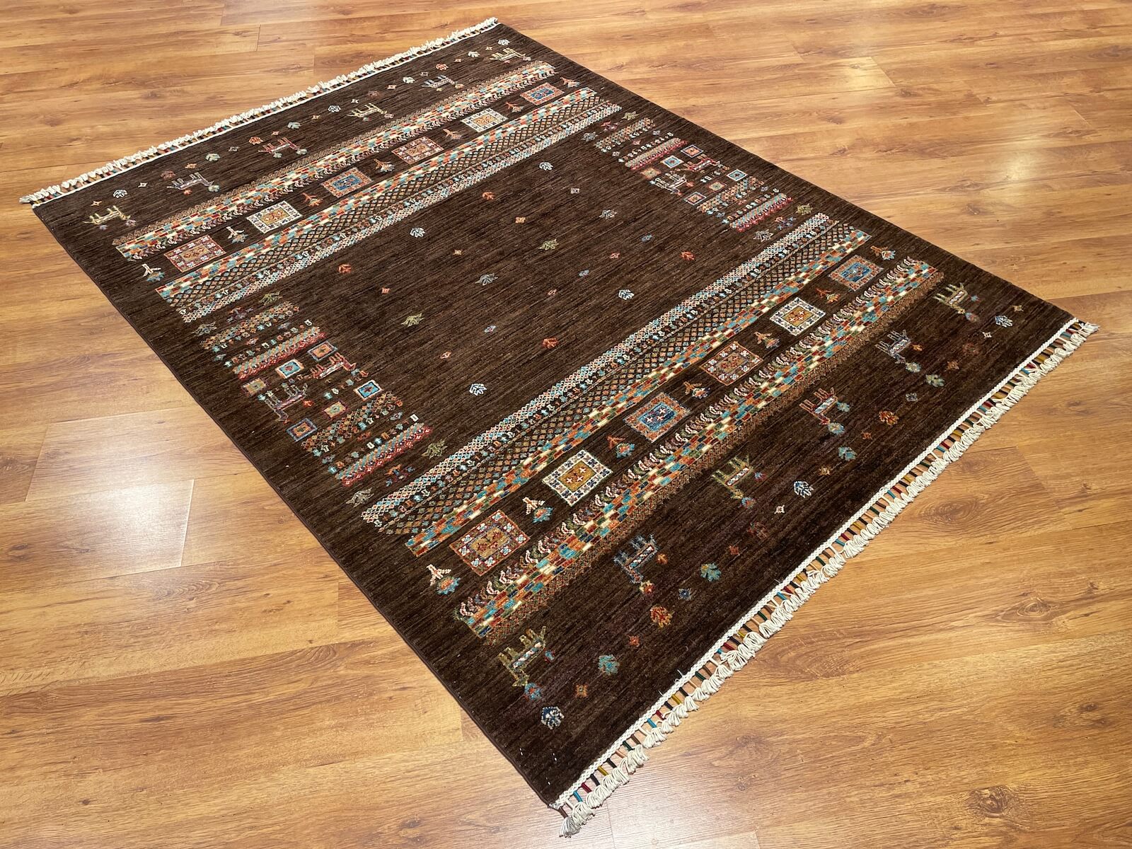 Afgan Binbirgece El Dokuma Halı