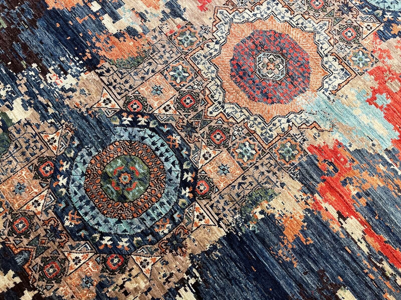 Afgan Binbirgece El Dokuma Halı