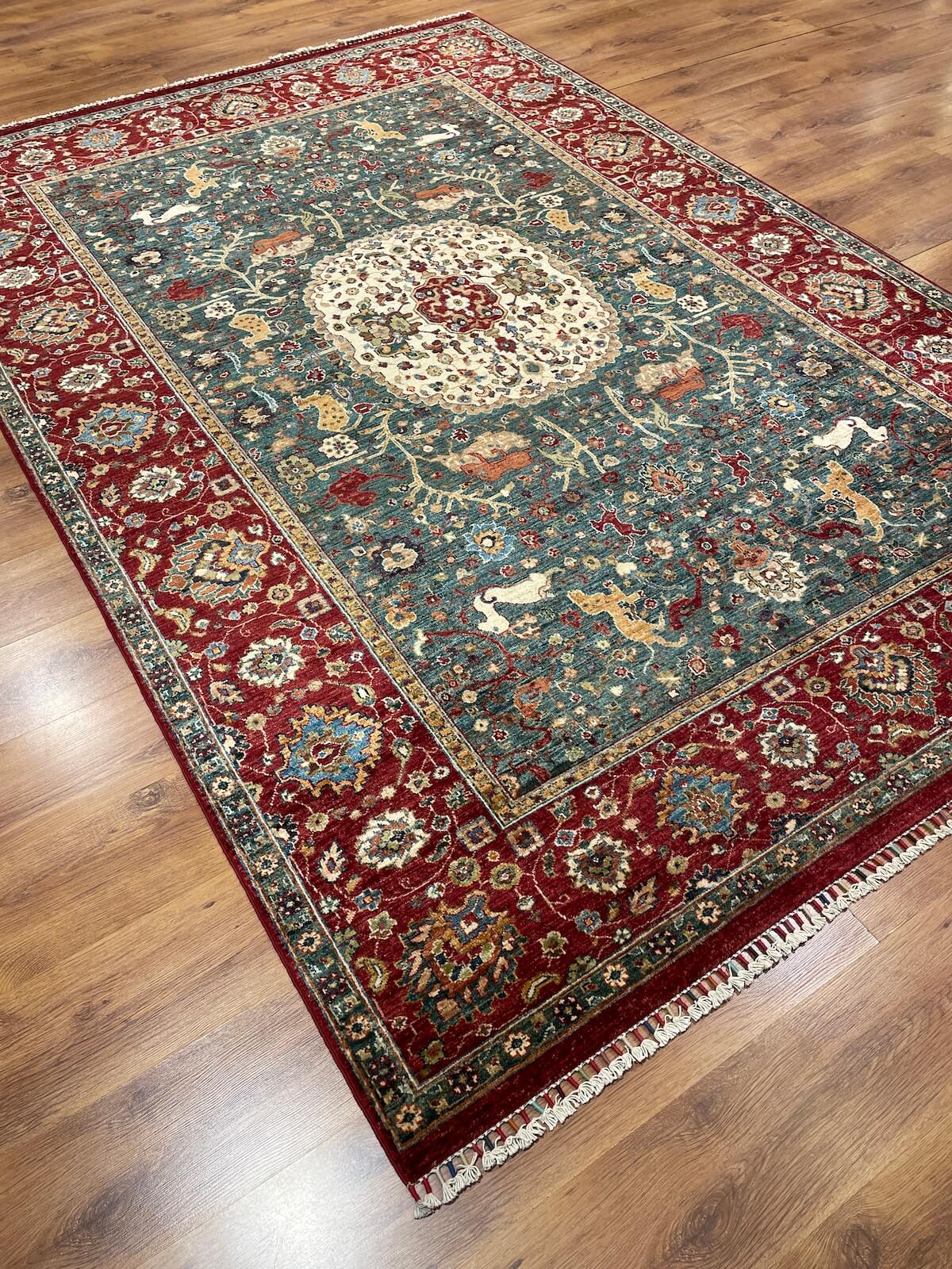 Afgan Binbirgece El Dokuma Halı