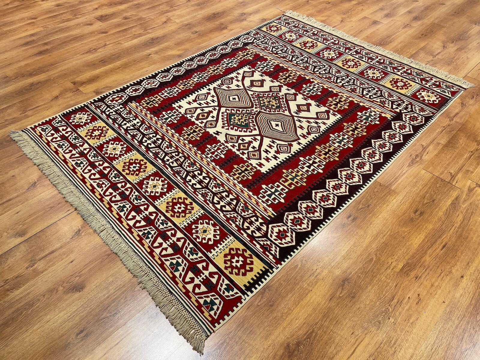 Antik Süper İnce El Dokuma Kilim