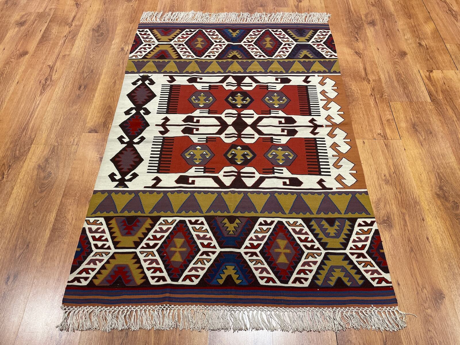 Antik Süper İnce El Dokuma Kilim