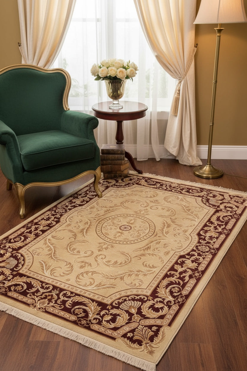 Aubusson El Dokuma Halı