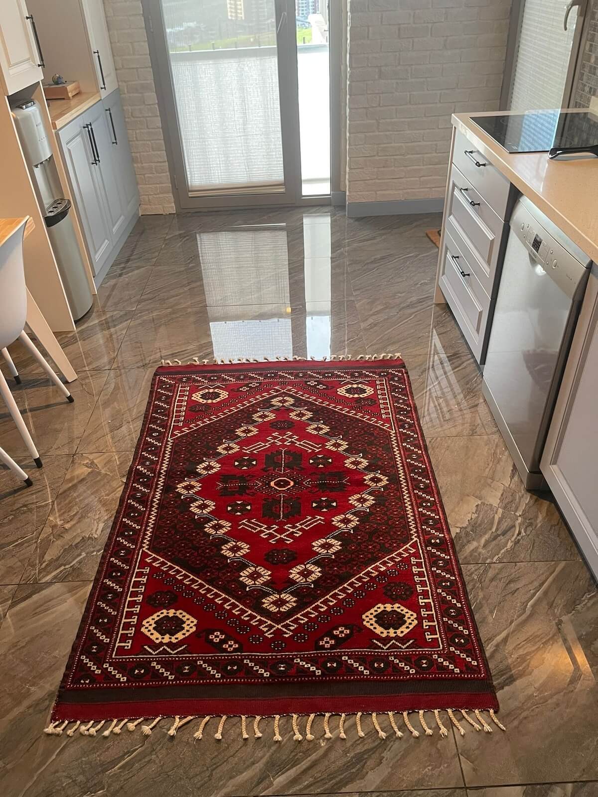 Kız Bergama El Dokuma Halı