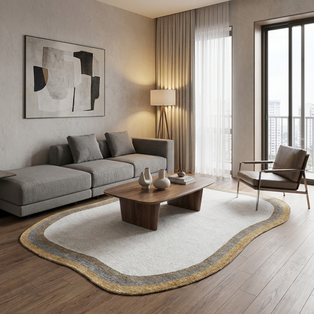 Dekoratif Asimetrik Moretti Kilim 4003F