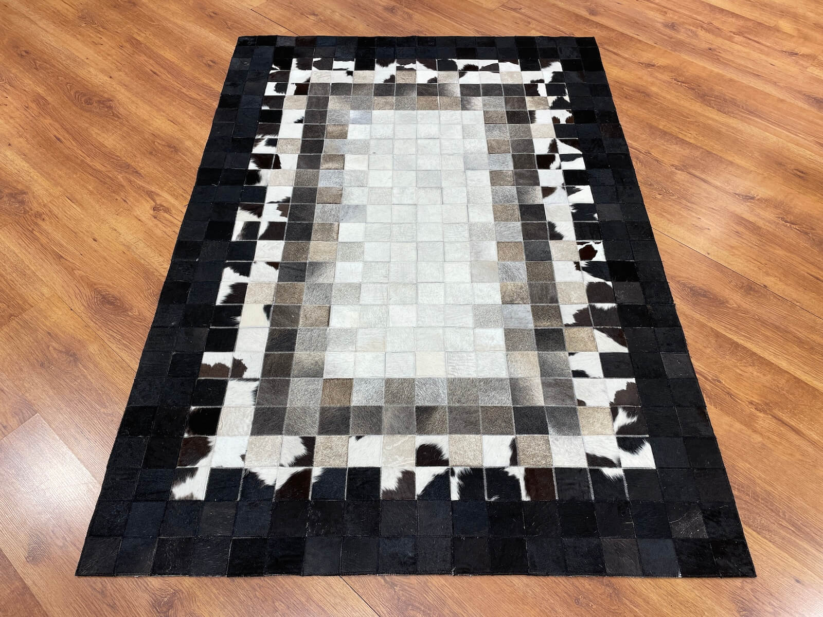 Patchwork Orijinal Deri Halı