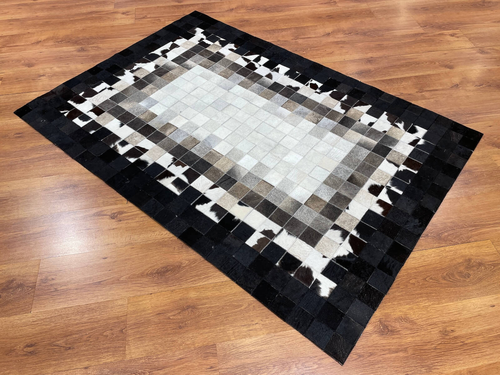 Patchwork Orijinal Deri Halı