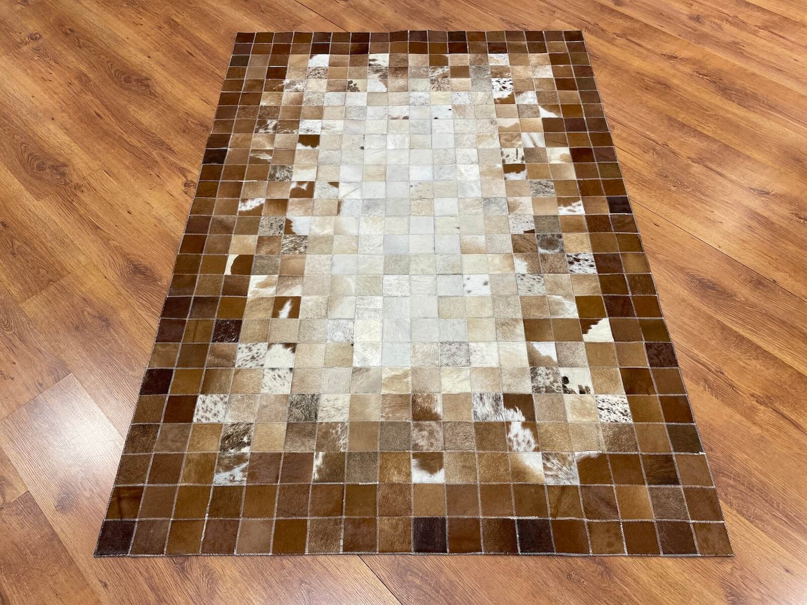 Patchwork Orijinal Deri Halı