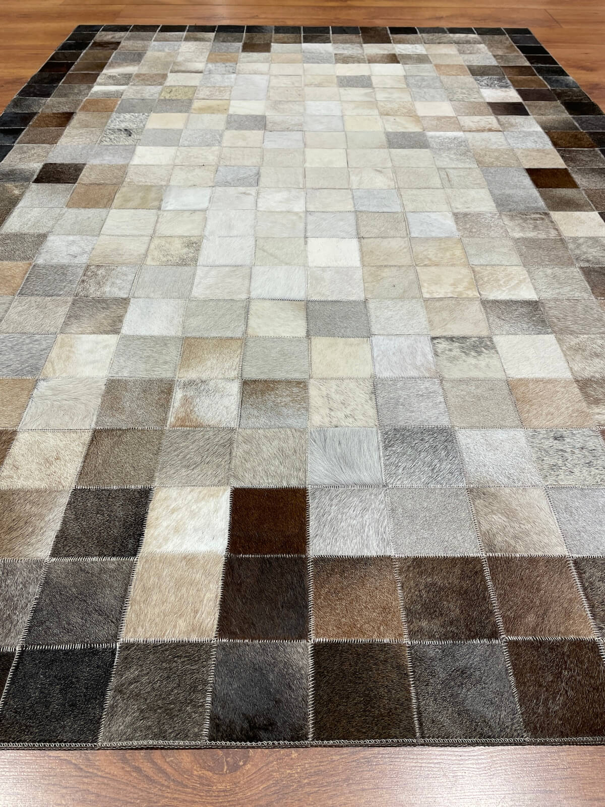 Patchwork Orijinal Deri Halı