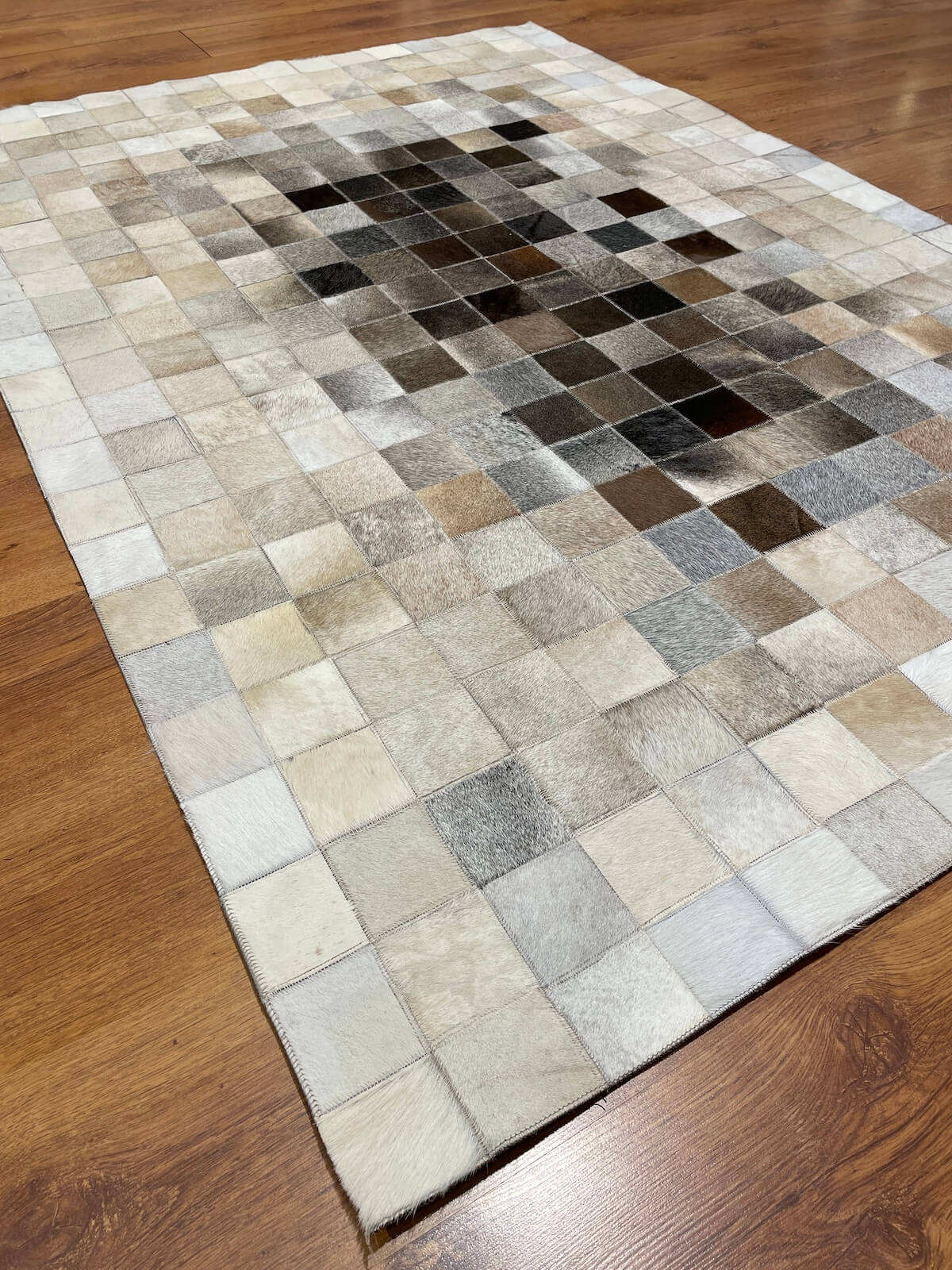 Patchwork Orijinal Deri Halı