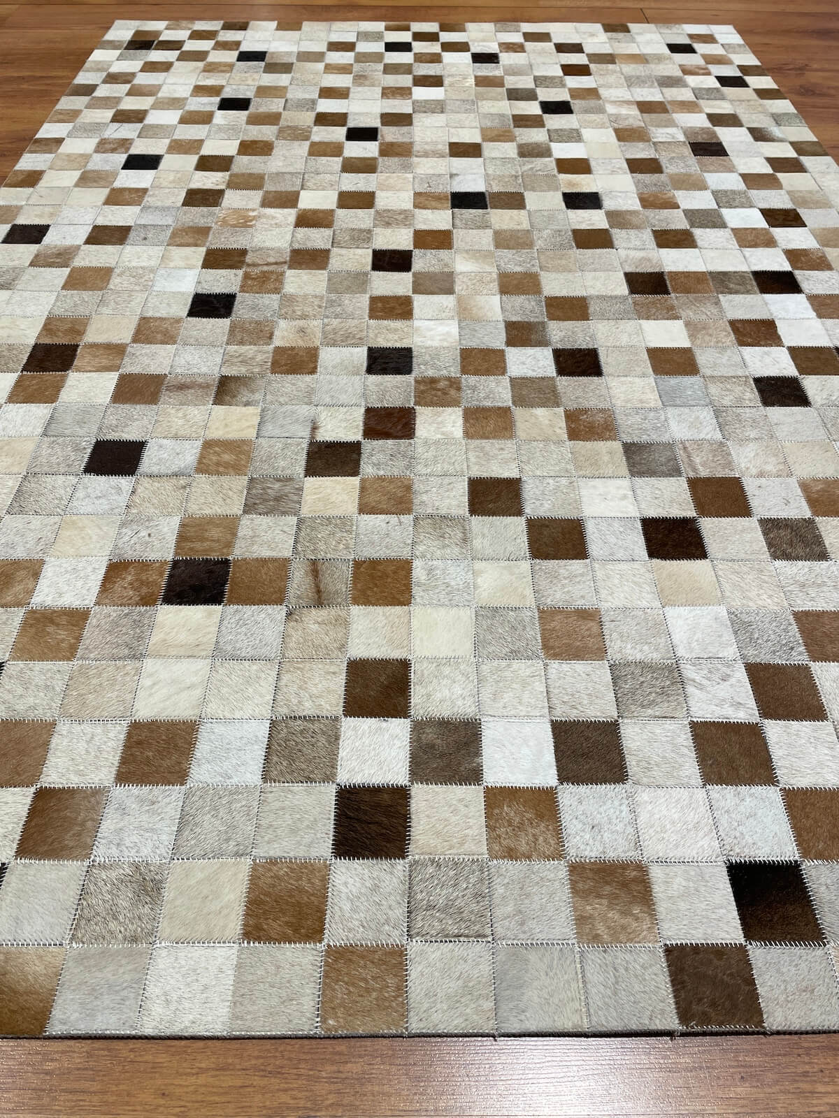 Patchwork Orijinal Deri Halı