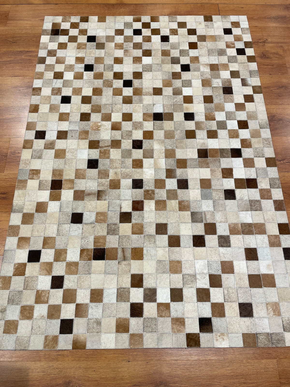 Patchwork Orijinal Deri Halı