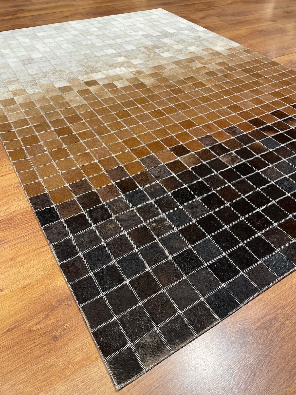 Patchwork Orijinal Deri Halı