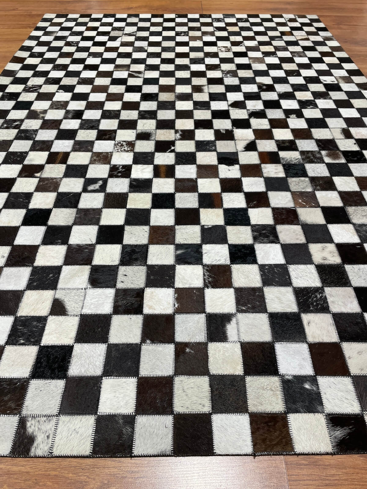 Patchwork Orijinal Deri Halı