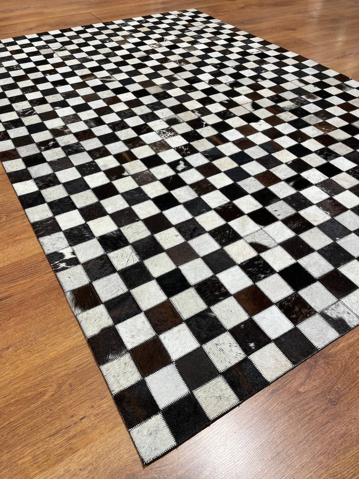 Patchwork Orijinal Deri Halı