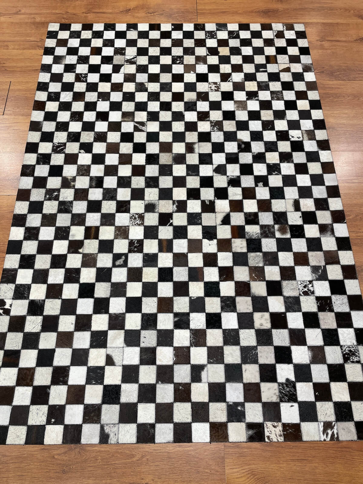 Patchwork Orijinal Deri Halı