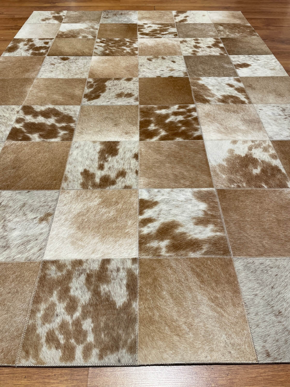 Patchwork Orijinal Deri Halı