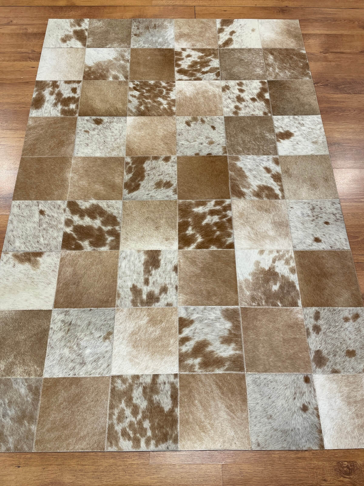 Patchwork Orijinal Deri Halı