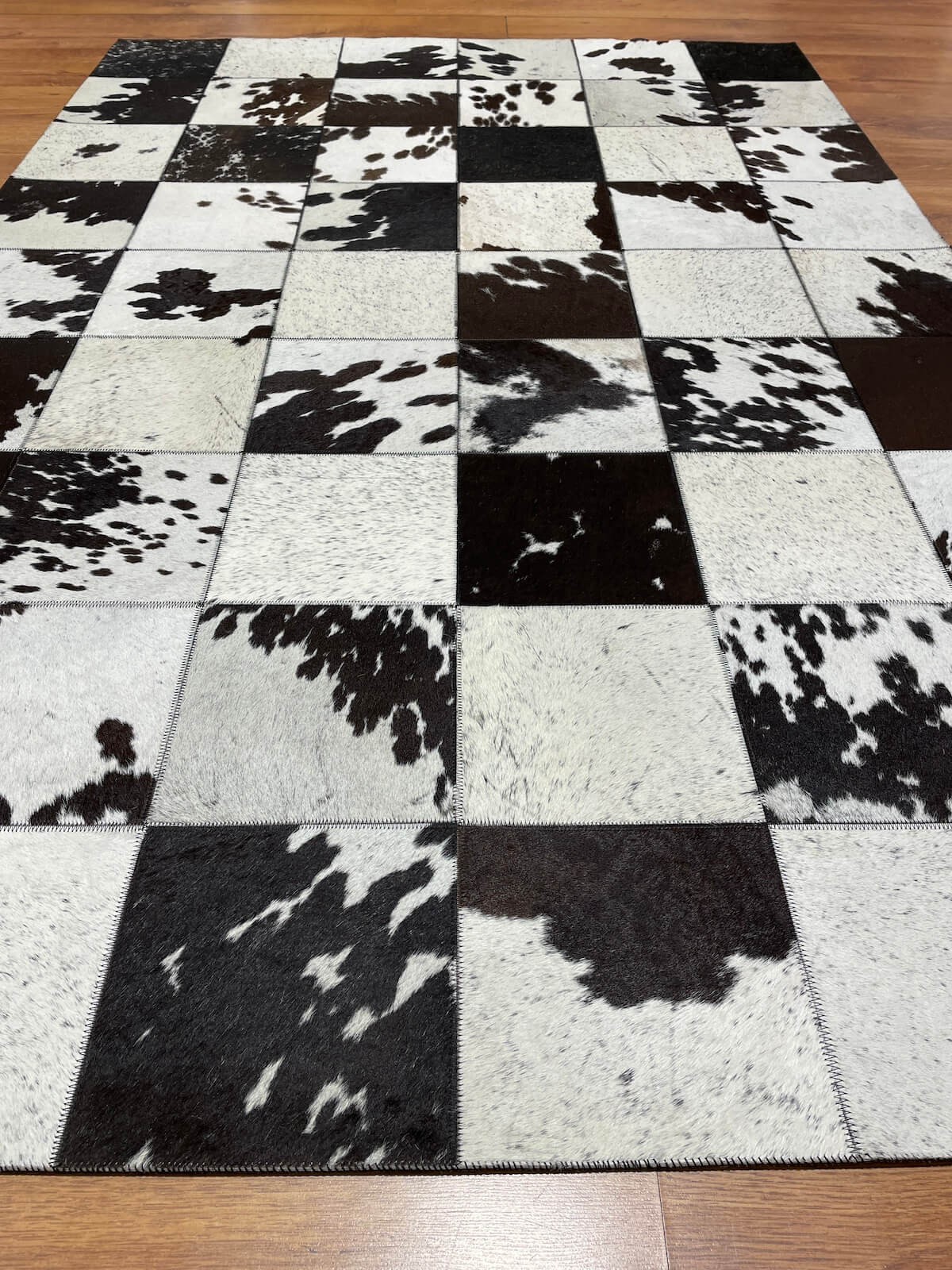 Patchwork Orijinal Deri Halı