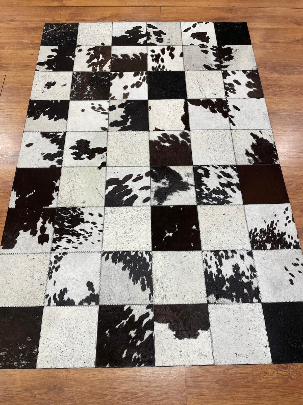 Patchwork Orijinal Deri Halı