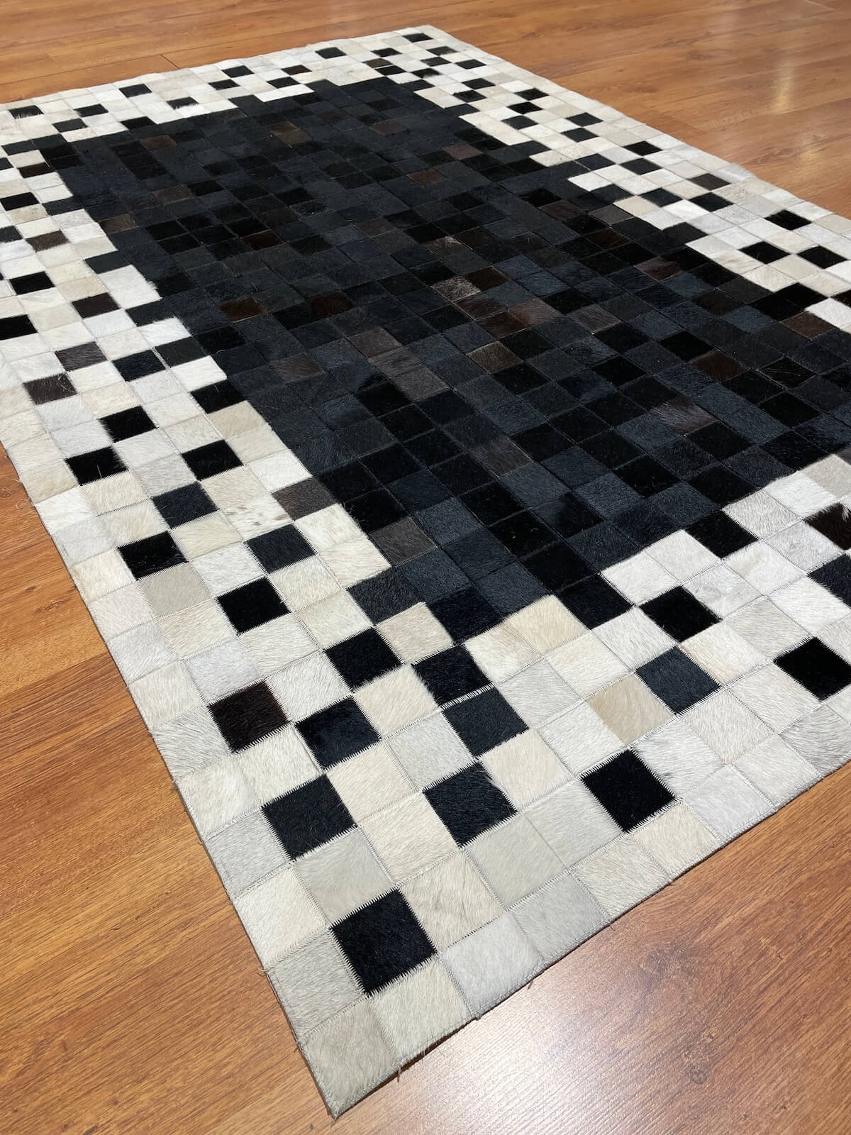 Patchwork Orijinal Deri Halı