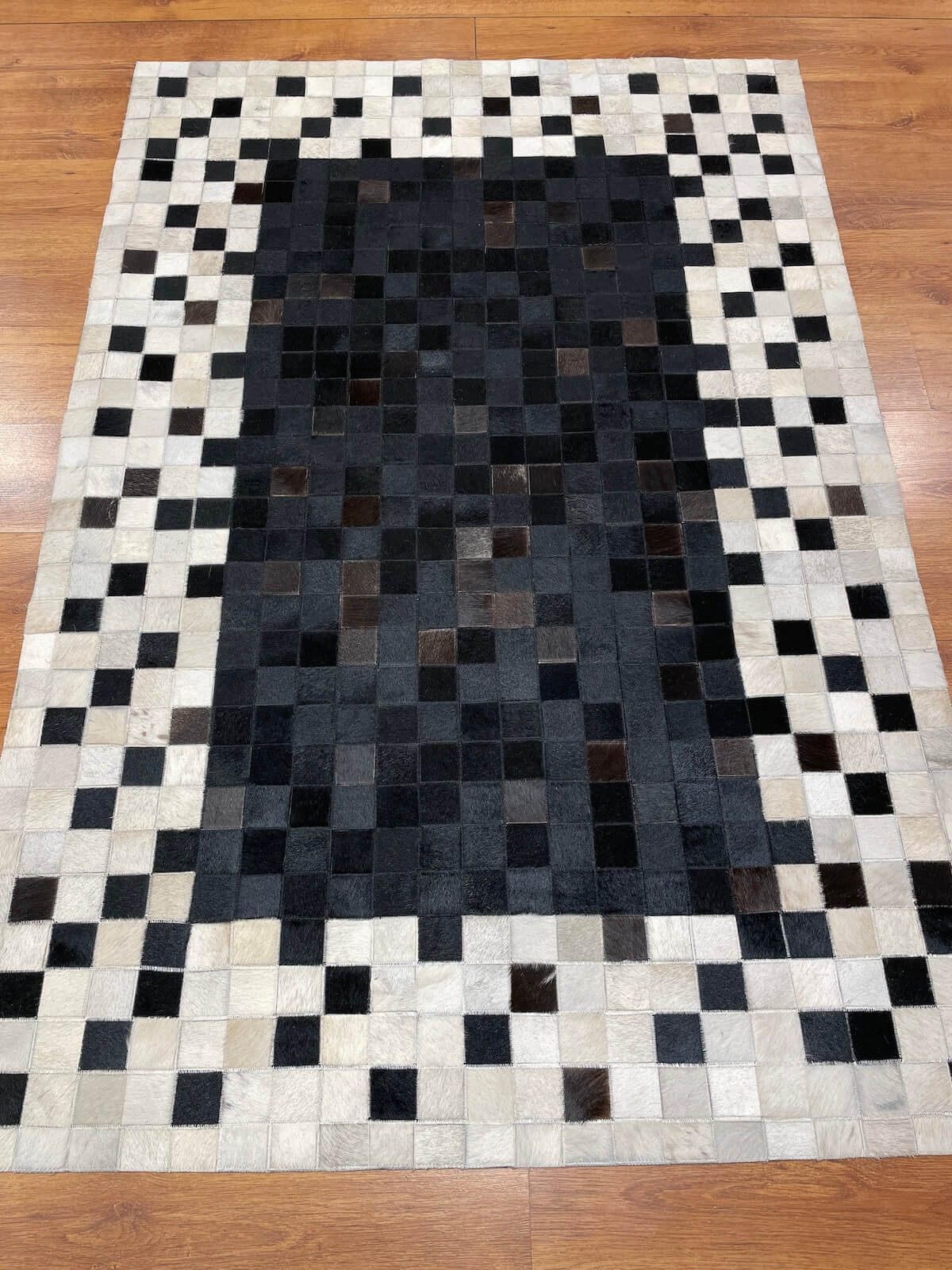 Patchwork Orijinal Deri Halı