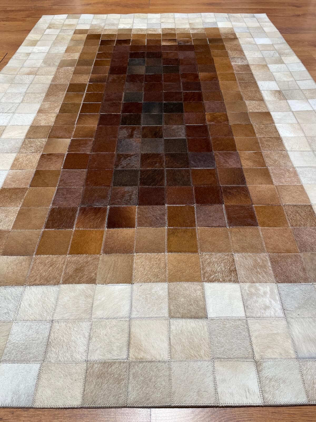 Patchwork Orijinal Deri Halı