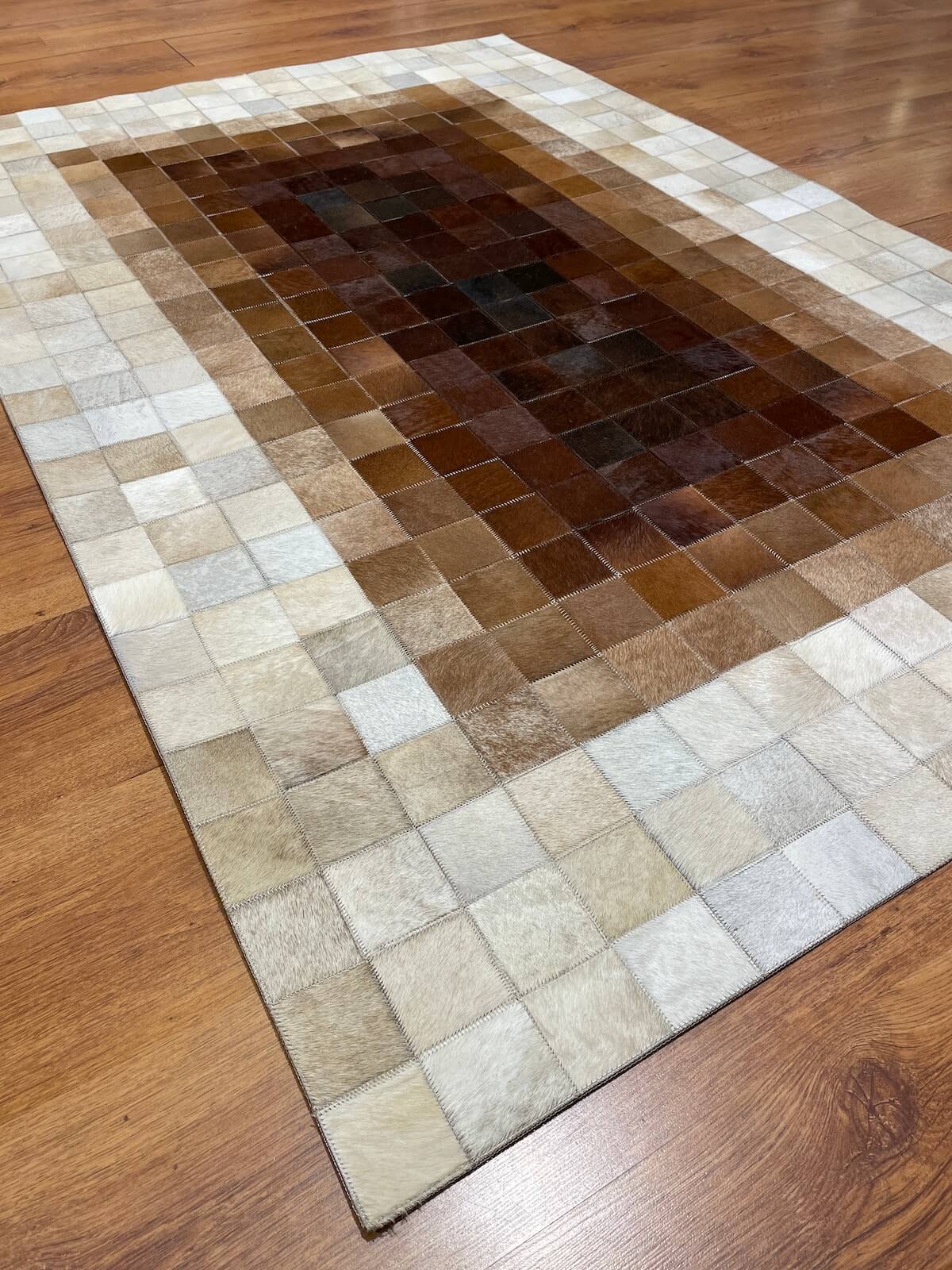 Patchwork Orijinal Deri Halı