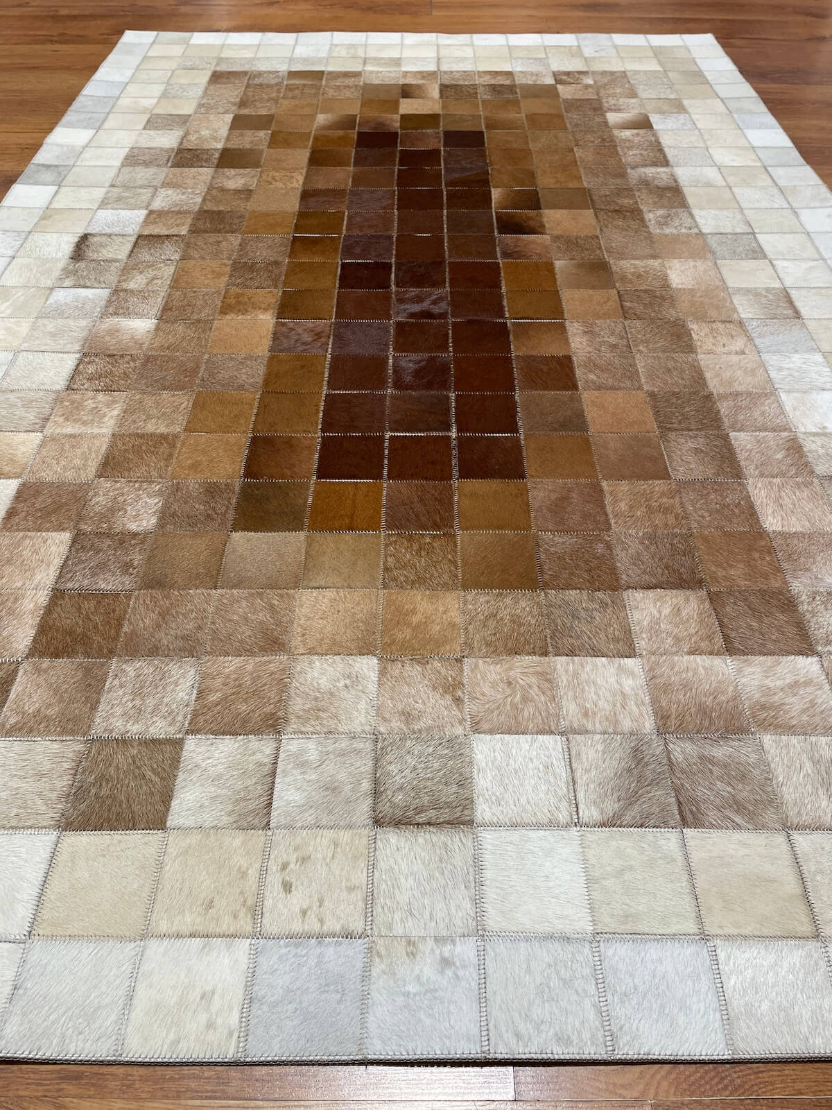 Patchwork Orijinal Deri Halı