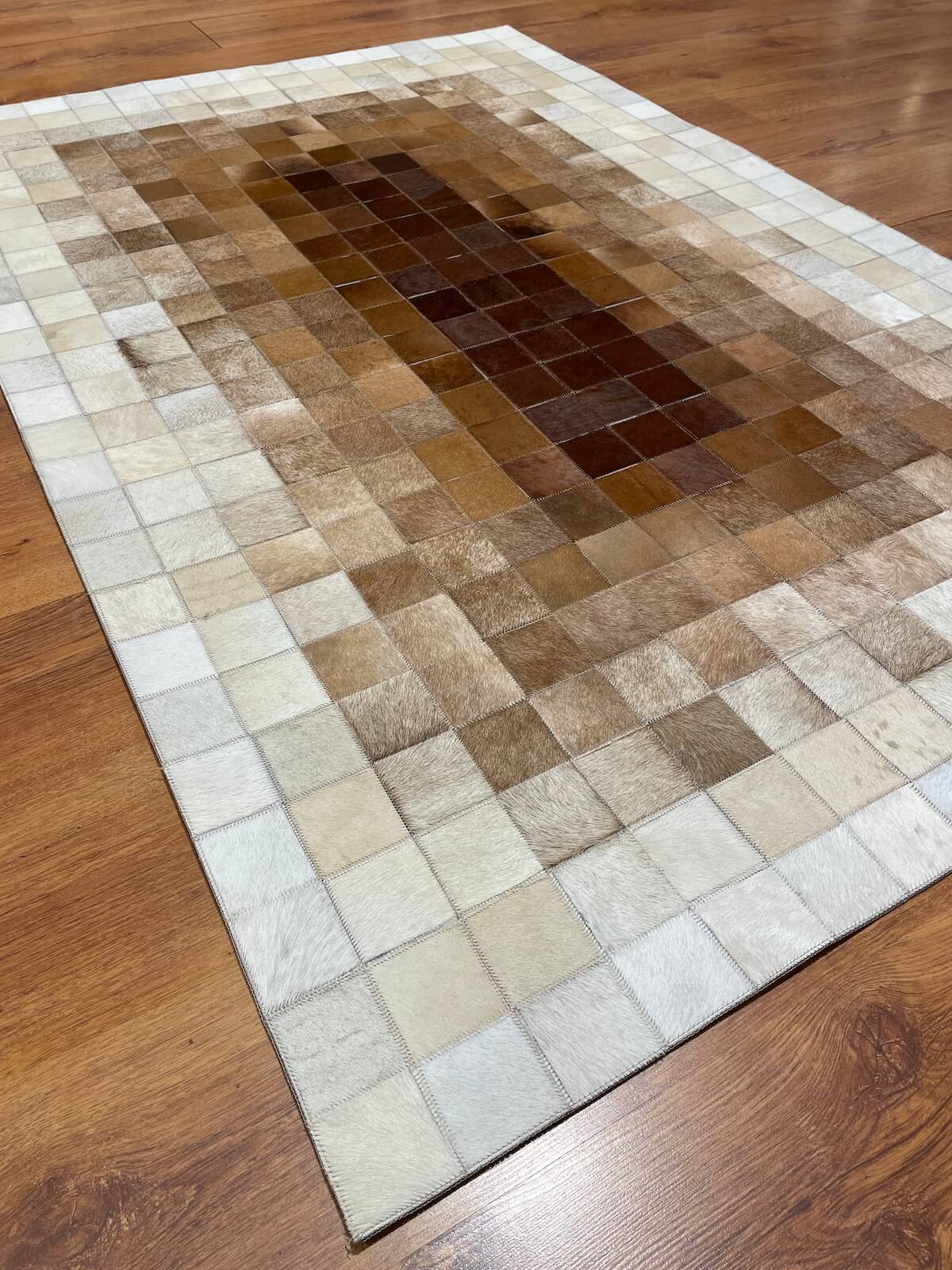 Patchwork Orijinal Deri Halı