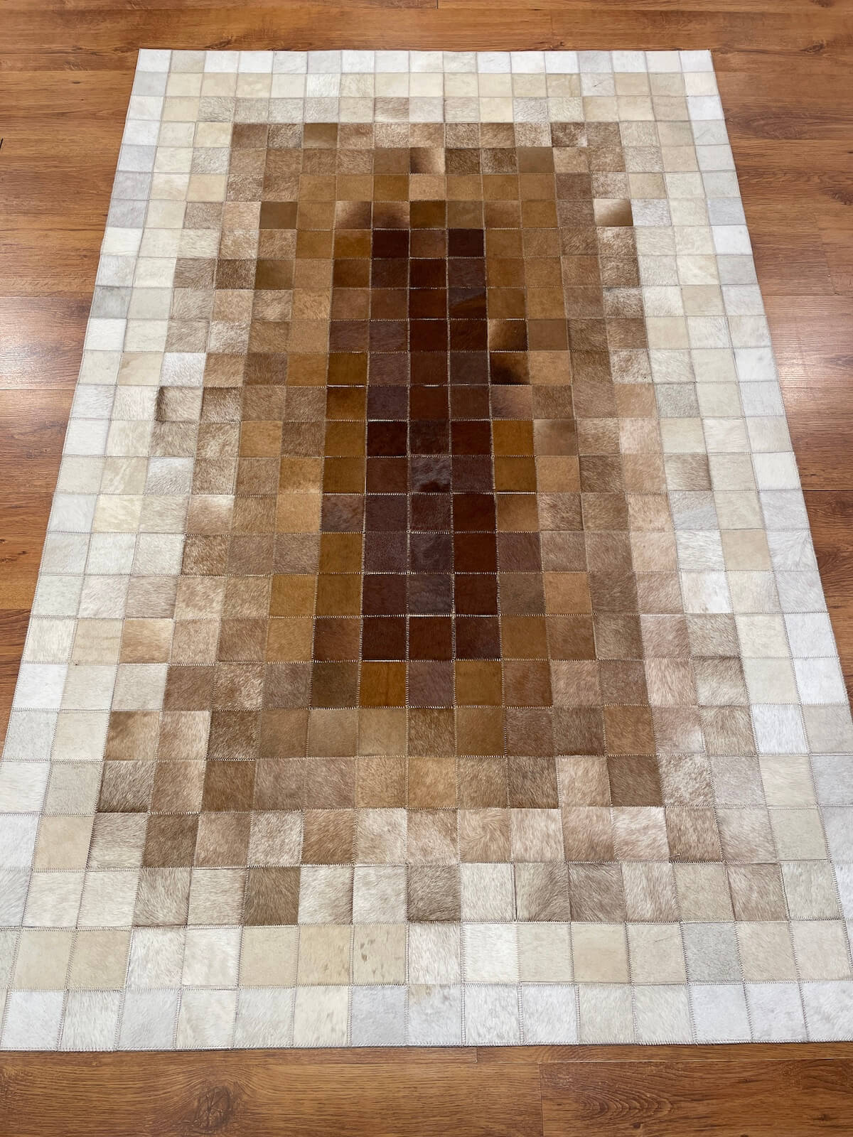 Patchwork Orijinal Deri Halı