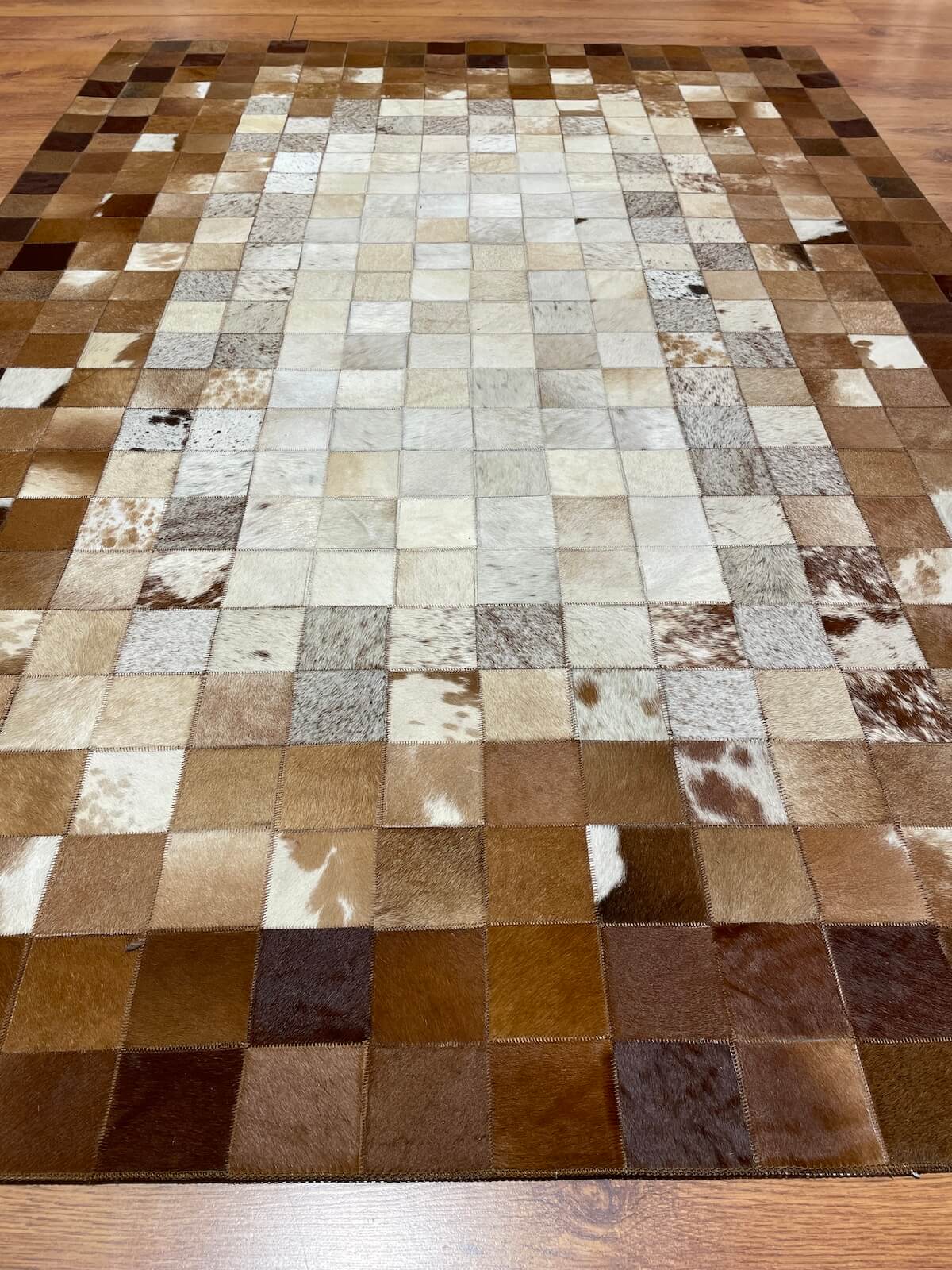 Patchwork Orijinal Deri Halı