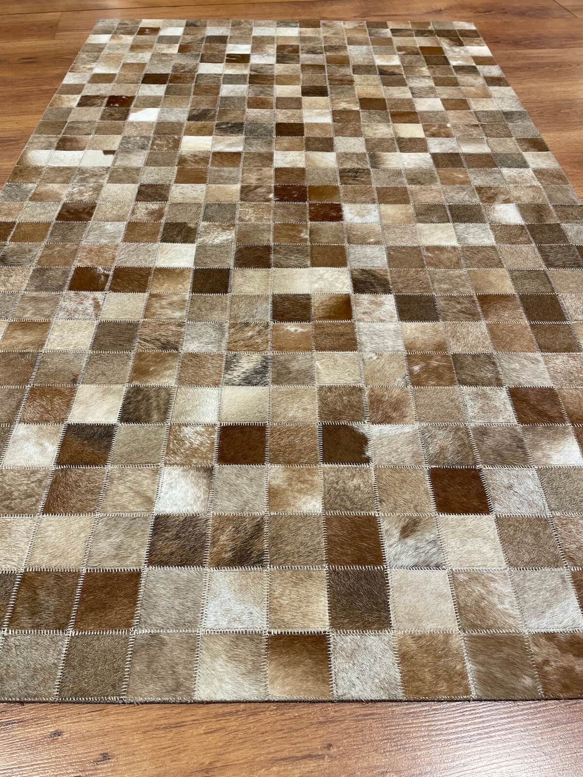 Patchwork Orijinal Deri Halı