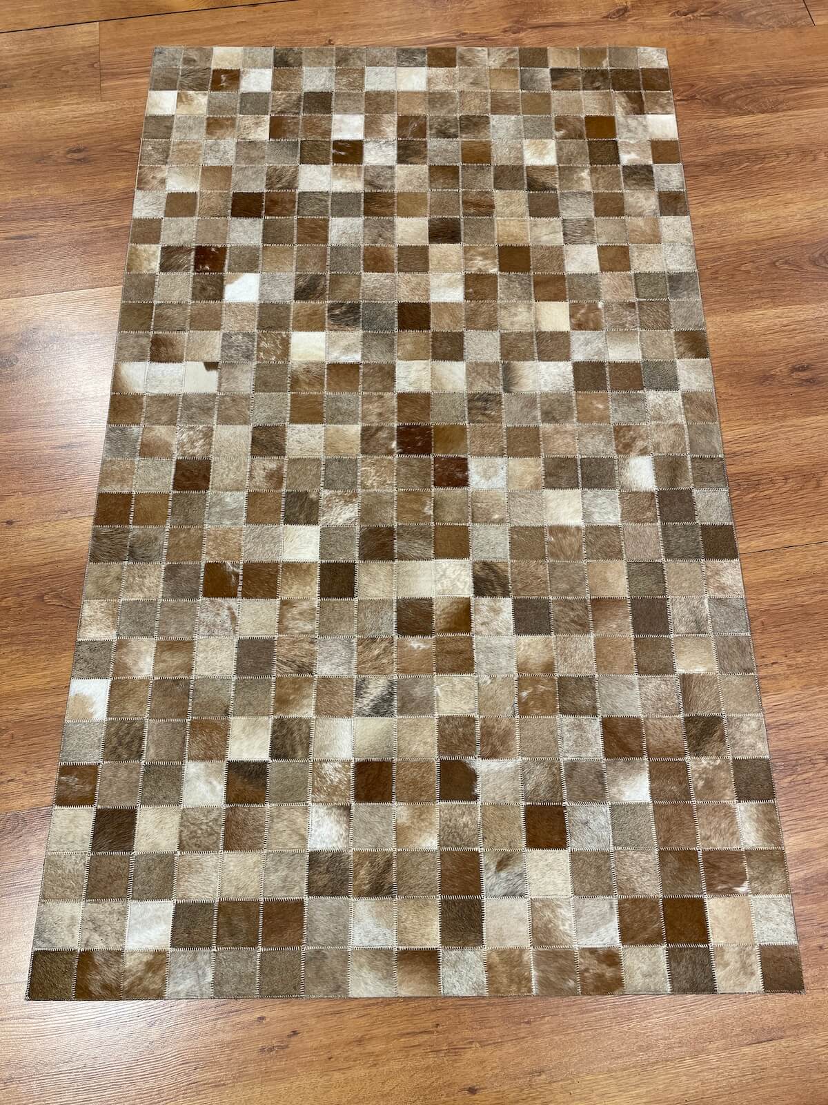 Patchwork Orijinal Deri Halı