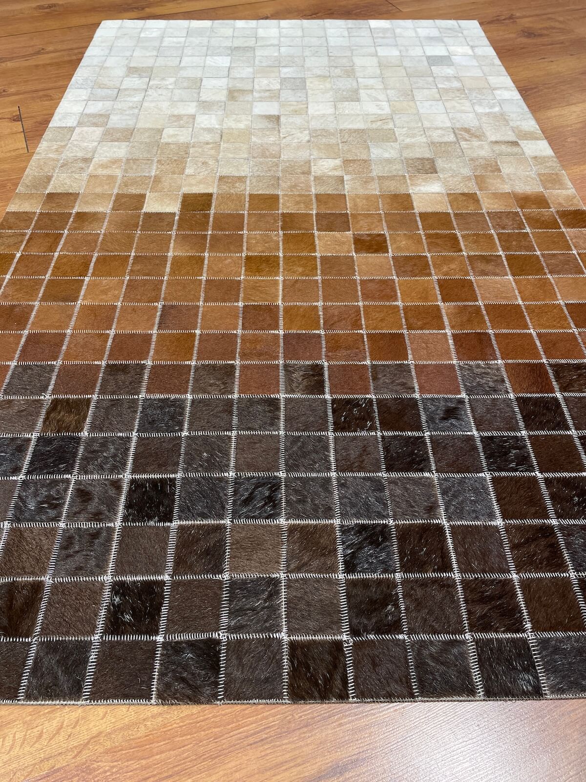 Patchwork Orijinal Deri Halı