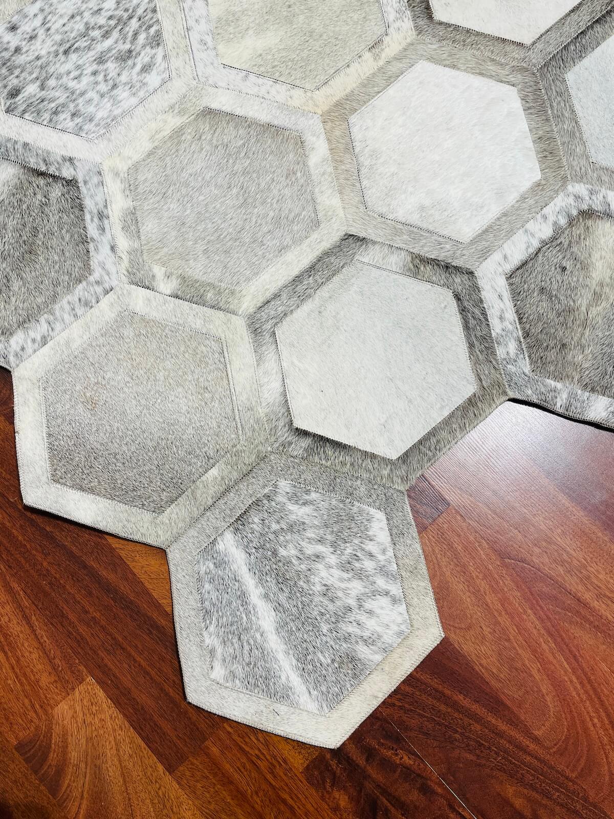 Patchwork Orijinal Deri Halı