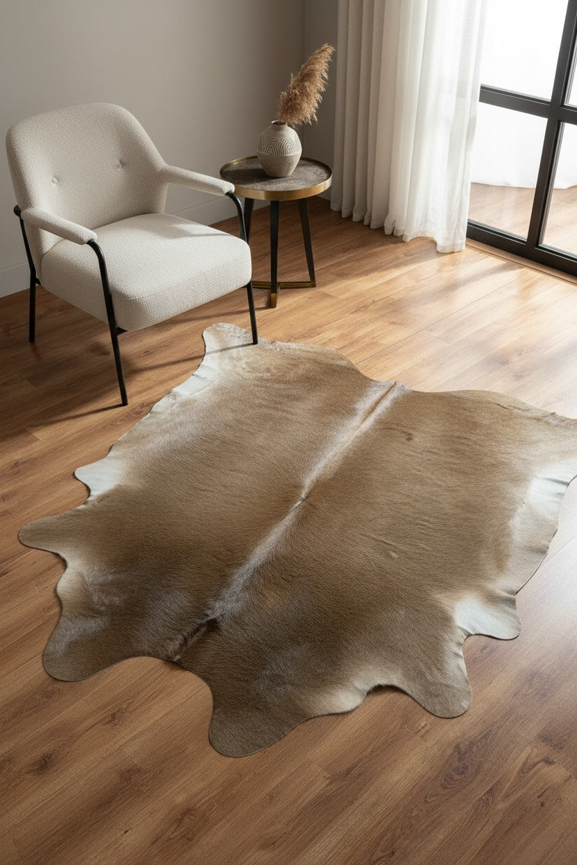 Arjantin Orijinal Deri Post Halı