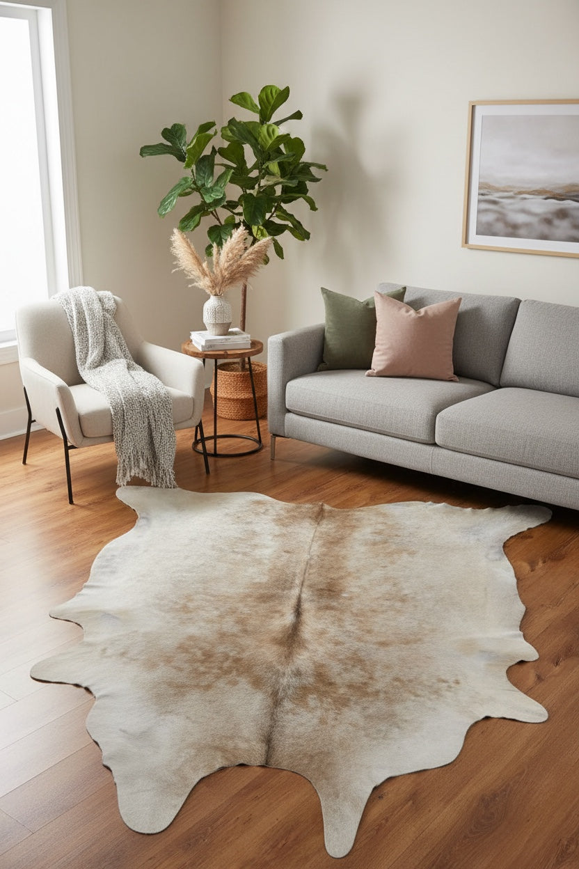 Arjantin Orijinal Deri Post Halı