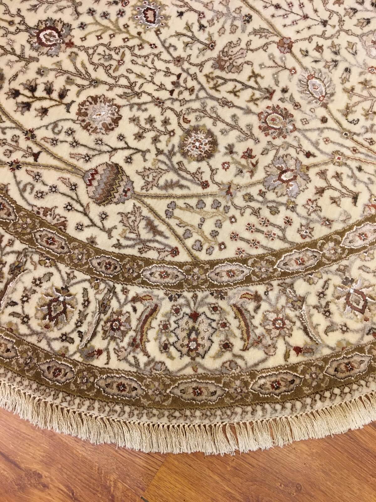 Hayyam Uşak Yuvarlak El Dokuma Halı