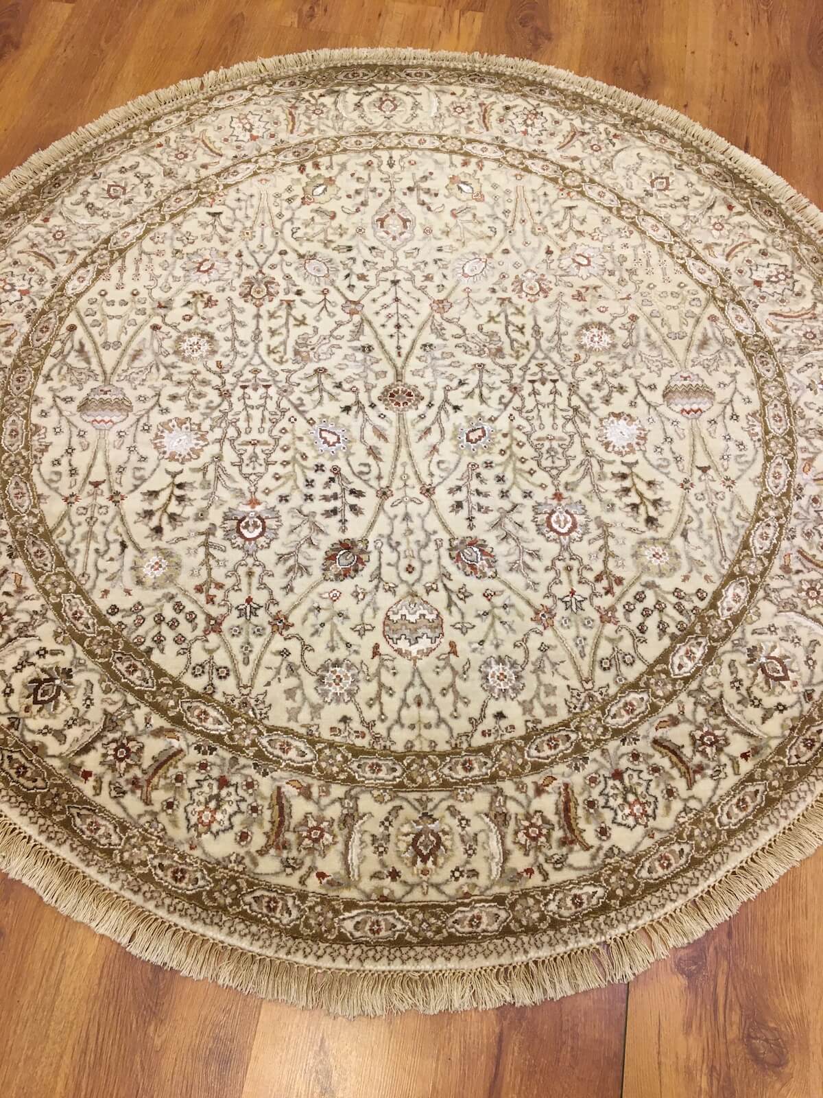 Hayyam Uşak Yuvarlak El Dokuma Halı