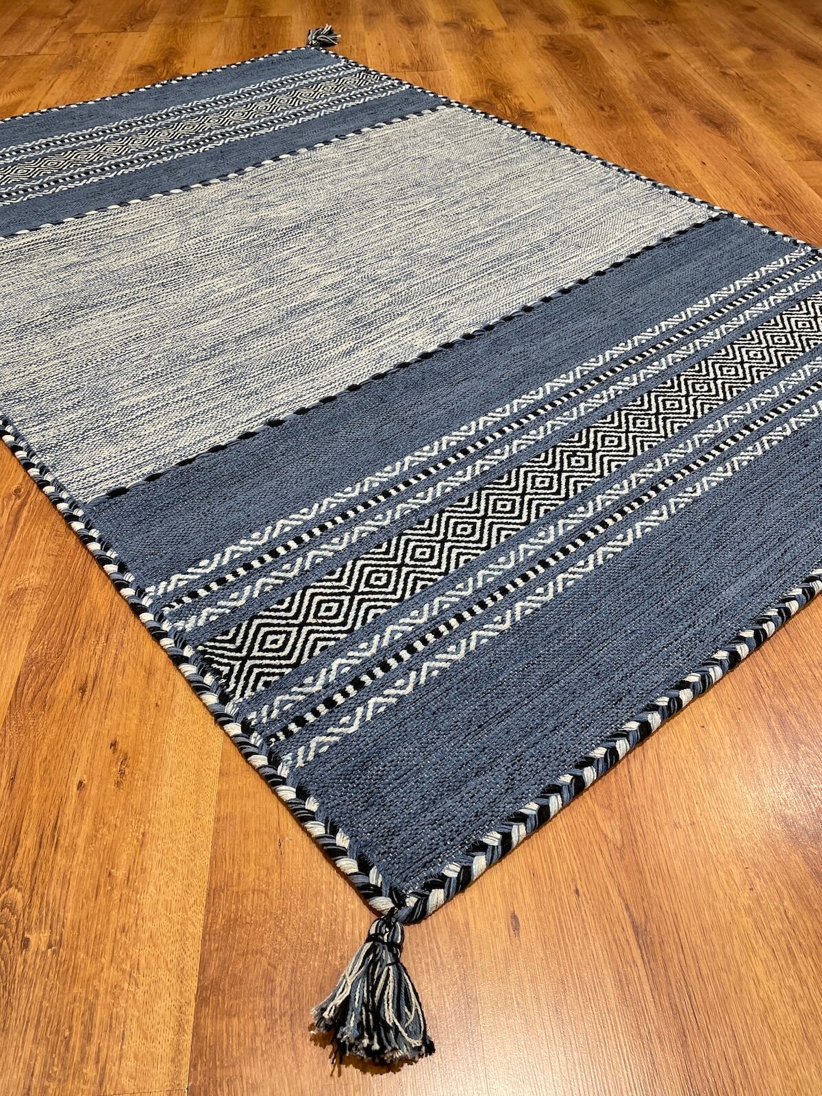İskandinav Kilim 01 Mavi