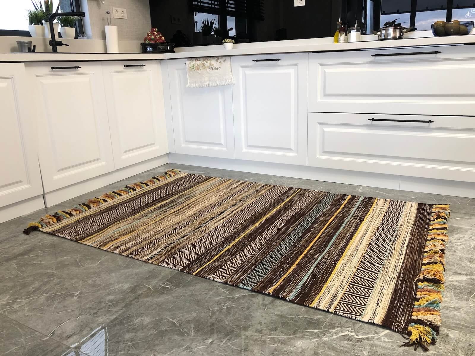 İskandinav Kilim 02 Kahve