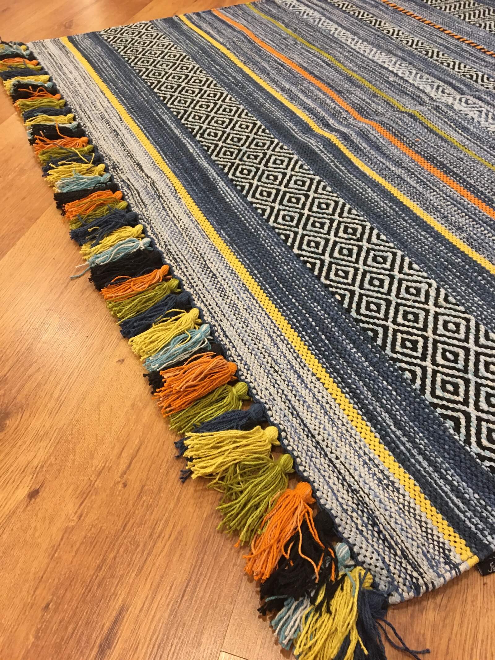 İskandinav Kilim 02 Açık Mavi