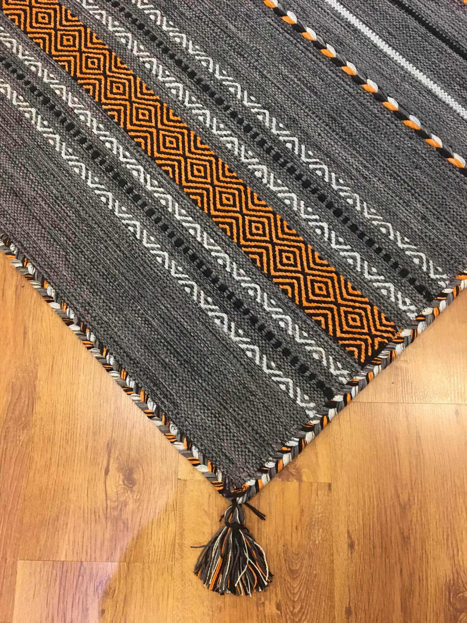 İskandinav Kilim 03 Koyu Gri