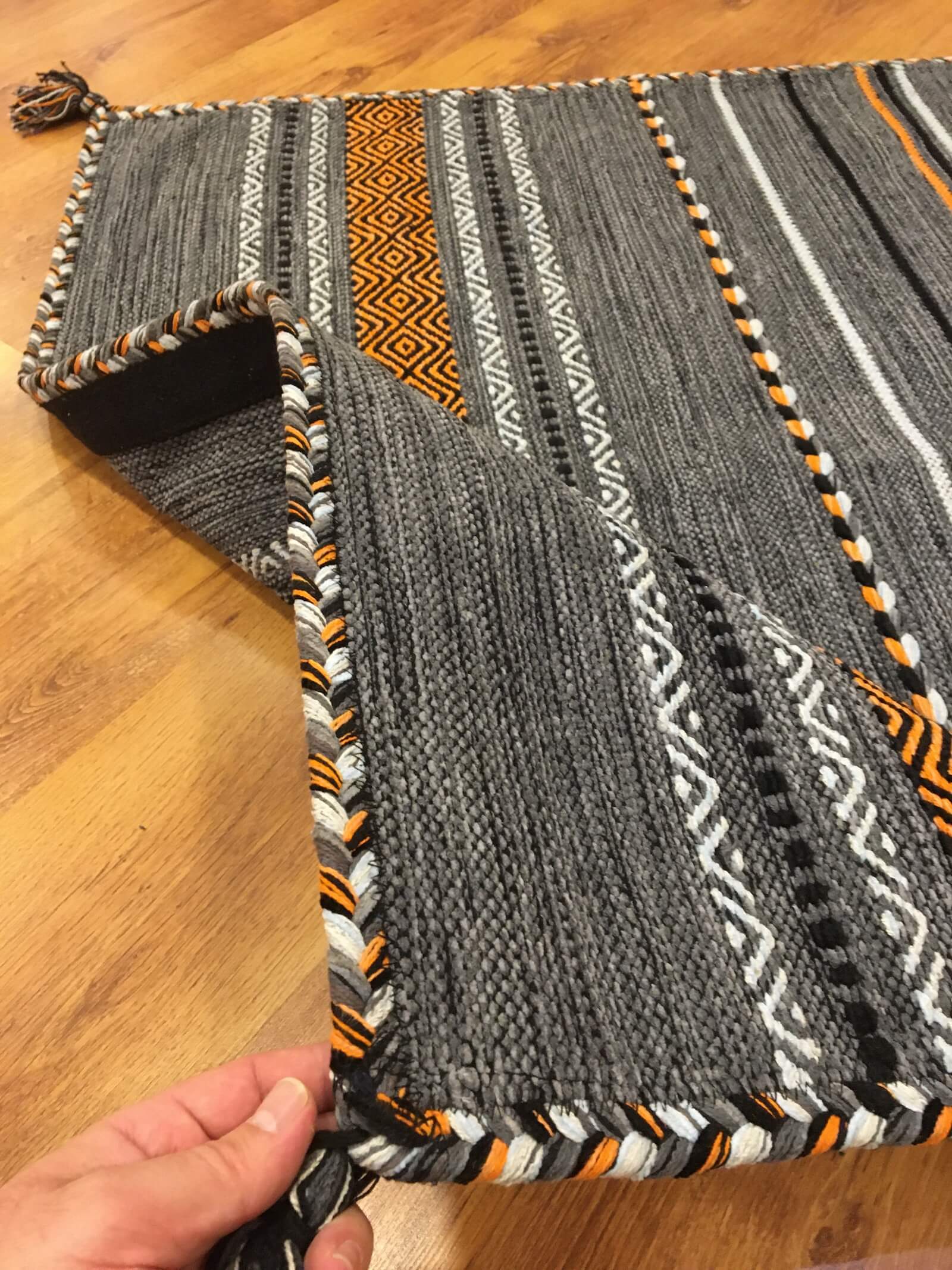 İskandinav Kilim 03 Koyu Gri